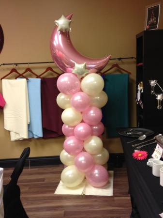 Signature Balloon Pillar at Cody Party Store & Rentals