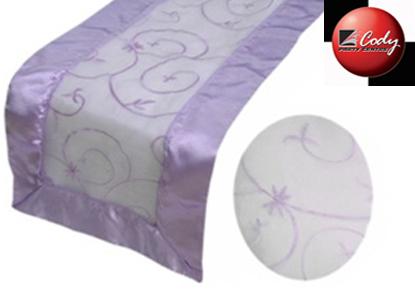 Table Runner Lavender - Embroider at Cody Party Store & Rentals
