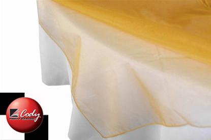 Overlay Gold - Organza- (72") at Cody Party Store & Rentals
