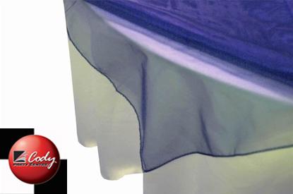 Overlay Navy Blue - Organza (72") at Cody Party Store & Rentals