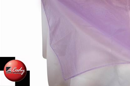 Overlay Purple - Organza (72") at Cody Party Store & Rentals