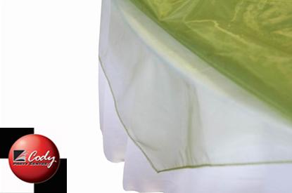 Overlay Willow Green - Organza (72") at Cody Party Store & Rentals