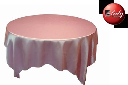 Overlay Pink - Satin (72") at Cody Party Store & Rentals
