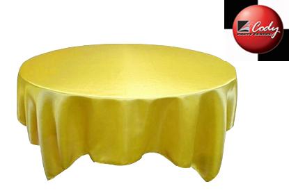 Overlay Yellow - Satin (72") at Cody Party Store & Rentals