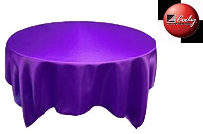 Overlay Purple - Satin (72") at Cody Party Store & Rentals