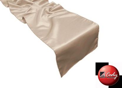 Table Runner Toffee - Lamour at Cody Party Store & Rentals
