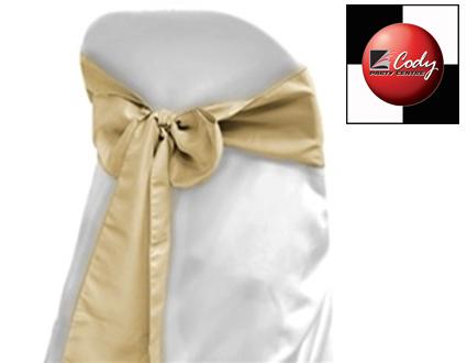 Chair Sash Champagne - Lamour at Cody Party Store & Rentals
