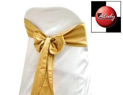 Chair Sash Gold - Lamour at Cody Party Store & Rentals