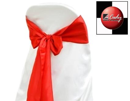 Chair Sash Red - Lamour at Cody Party Store & Rentals