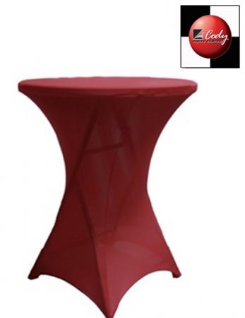 Cocktail Blush Table Cover - Spandex at Cody Party Store & Rentals