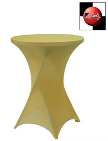 Cocktail Champagne Table Cover - Spandex at Cody Party Store & Rentals