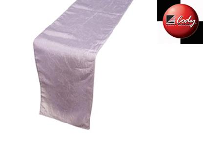 Table Runner Lavender - Taffeta Crinkle at Cody Party Store & Rentals