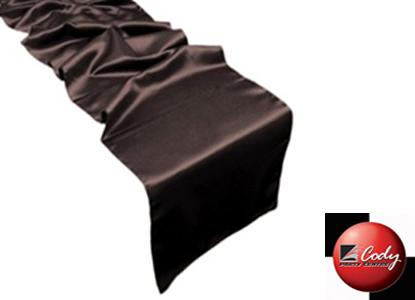Table Runner Chocolate - Lamour at Cody Party Store & Rentals