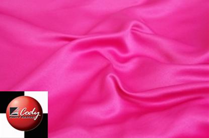 Round Fuchsia Tablecloth - Lamour (120") at Cody Party Store & Rentals