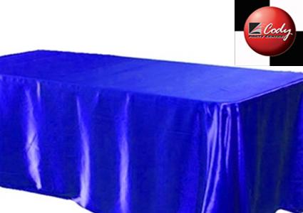 Rectangle Royal Blue Tablecloth - Satin (90x156