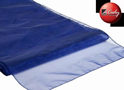Table Runner Navy Blue - Organza at Cody Party Store & Rentals
