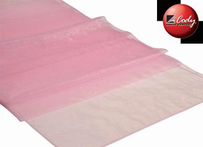 Table Runner Pink - Organza at Cody Party Store & Rentals