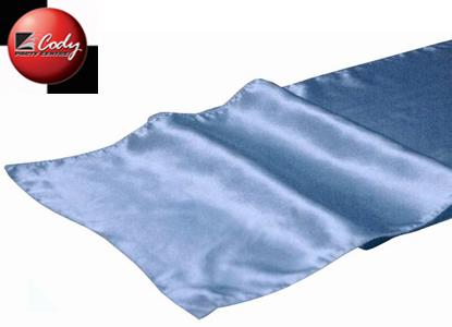 Table Runner Periwinkle - Satin at Cody Party Store & Rentals