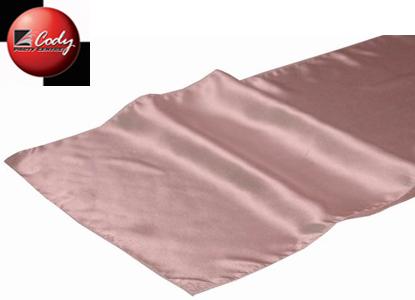 Table Runner Pink - Satin at Cody Party Store & Rentals