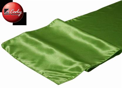 Table Runner Willow Green - Satin at Cody Party Store & Rentals